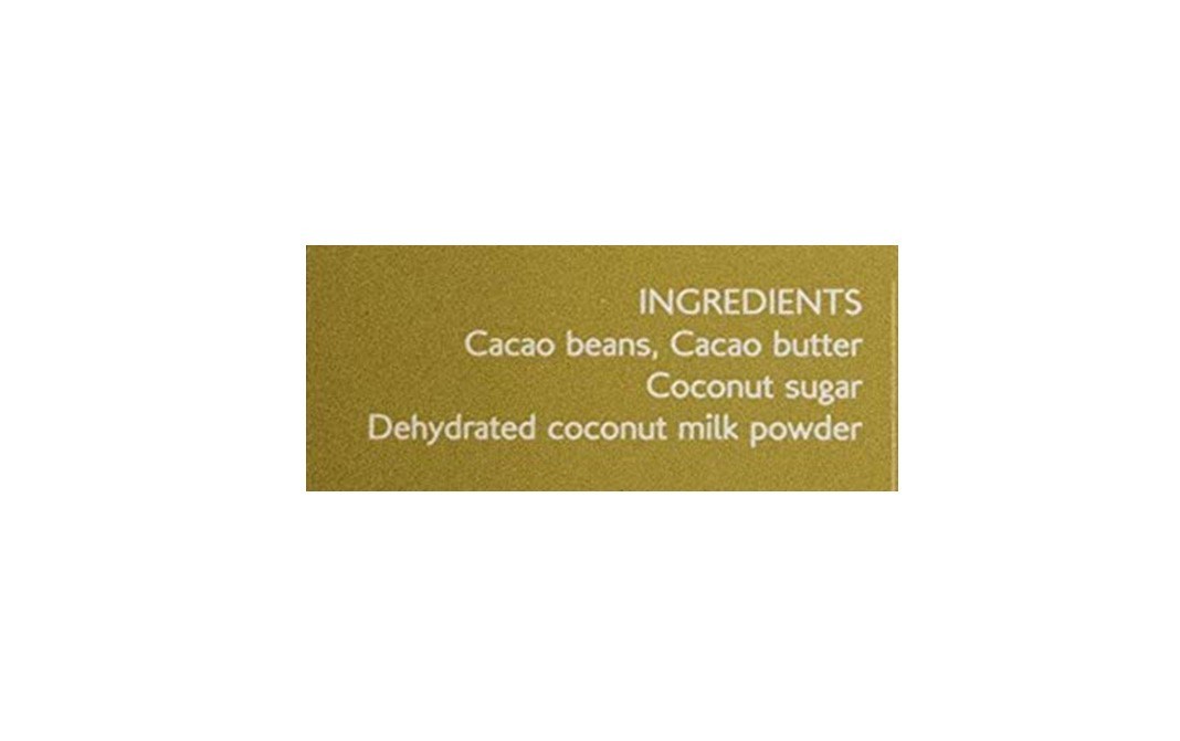 Soklet 60% Coconut Milk Chocolate (Coconut Sugar, Roasted Coconut)   Box  50 grams